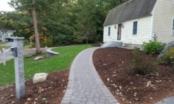 Bow Retaining wall and Walkway